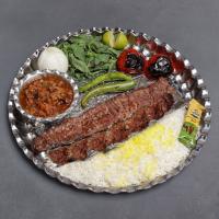 چلو کباب سلطانی با دورچین