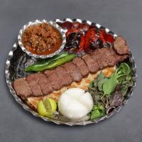 خوراک کباب چنجه با دورچین