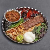 خوراک کباب بختیاری با دورچین