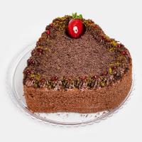 کیک شکلاتی قلبی