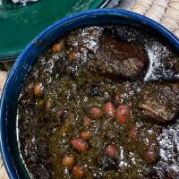 خورشت قورمه سبزی بدون برنج
