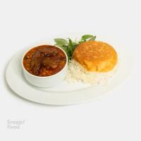 چلو خورشت قیمه بادمجان
