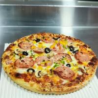 پیتزا مونترال آمریکایی یک نفره (24 سانتی متری)