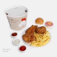 سینه مرغ سوخاری سه تکه