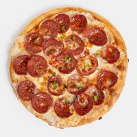 پیتزا پپرونی امریکایی 24 سانتی متری - مرغ سوخاری دی (مطهری)