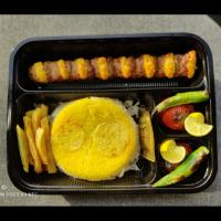 چلو کباب لقمه نگین دار