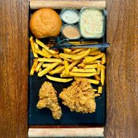 ران مرغ کنتاکی دو تکه