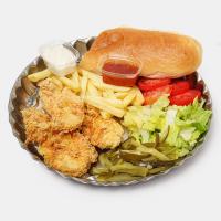 فیله مرغ سوخاری سه تکه ای