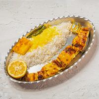 چلو ماهی قزل آلا کبابی