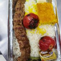 چلو کباب کوبیده معمولی