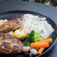 چیکن استیک قارچ