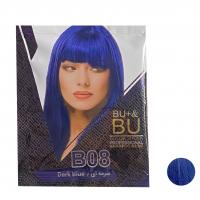 شامپو رنگ مو BU شماره B.0۸ ( سرمه ای )
