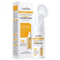 فوم براش دار شستشو صورت سادور مدل ويتامين c