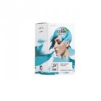 پودر دکلره رنگی گلباران رنگ آبی فیروزه ای