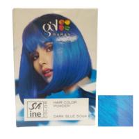 پودر دکلره رنگی گلباران رنگ سورمه ای