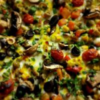 پیتزا سبزیجات آمریکایی