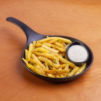 سیب زمینی سرخ شده با سس سیر