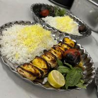 چلو جوجه کباب حلزونی