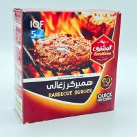 همبرگر ذغالی ۹۰ درصد گوشت گوشتیران