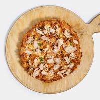 پیتزا مرغ و قارچ آمریکایی