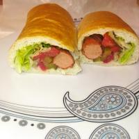 ساندویچ کوکتل گوشت پنیری