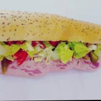 ساندویچ ژامبون گوشت (سرد)