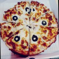 پیتزا ژامبون مرغ با قارچ