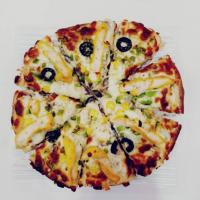 پیتزا قارچ و مرغ