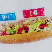 ساندویچ ژامبون گوشت تنوری