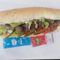 ساندویچ کباب چوبی