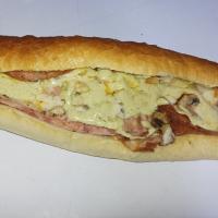 ساندویچ ژامبون مرغ ویژه تنوری