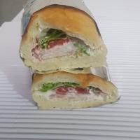 ساندویچ ژامبون بوقلمون (سرد)