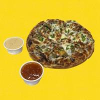 پیتزا قارچ و گوشت آمریکایی