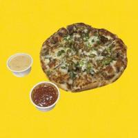 پیتزا قارچ و مرغ آمریکایی