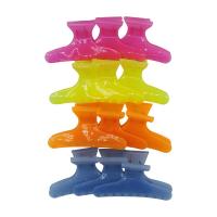 کلیپس تقسیم مو مدل آرایشگاهی بسته 6 عددی رنگی