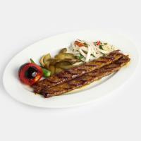 خوراک کباب کوبیده (دو سیخ)