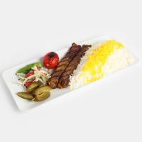 چلو کباب کوبیده معمولی