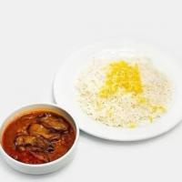 چلو خورشت قیمه بادمجان