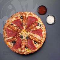 پیتزا نیلز هالومی آمریکایی متوسط