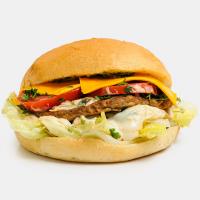 چیز برگر با قارچ