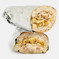 ساندویچ ژامبون مرغ 90% تنوری