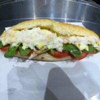 ساندویچ تخم مرغ پنیری