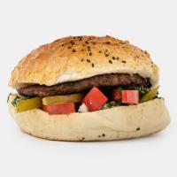 همبرگر ذغالی