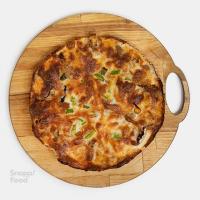 پیتزا مرغ و قارچ