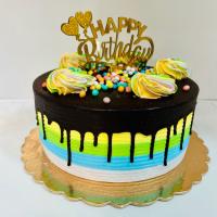 کیک رنگین کمانی