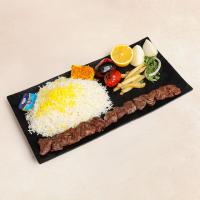 چلو کباب چنجه گوسفندی