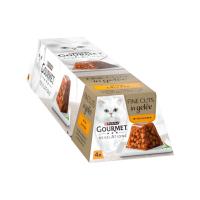 دسر گربه گورمت Gourmet طعم مرغ در ژله