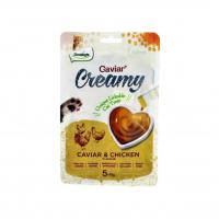 بستنی گربه دنتالایت مرغ و خاویار dentalight