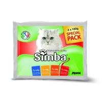 پوچ گربه سیمبا simba با طعم ماهی تن و آنچوی