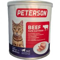 کنسرو پته بیف پترسون مخصوص گربه بالغ PETERSON